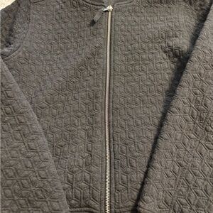 GAP Gray Quilted Utility Jacket